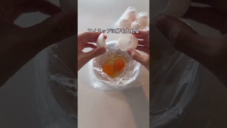 忙しい朝でも5分でできる🥚✨洗い物ゼロの時短たまごサンドが神すぎる…