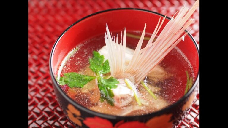 鯛の潮汁（吸い物）の作り方｜鯛のあらで旨味たっぷり！臭みを出さない下処理とだしの取り方