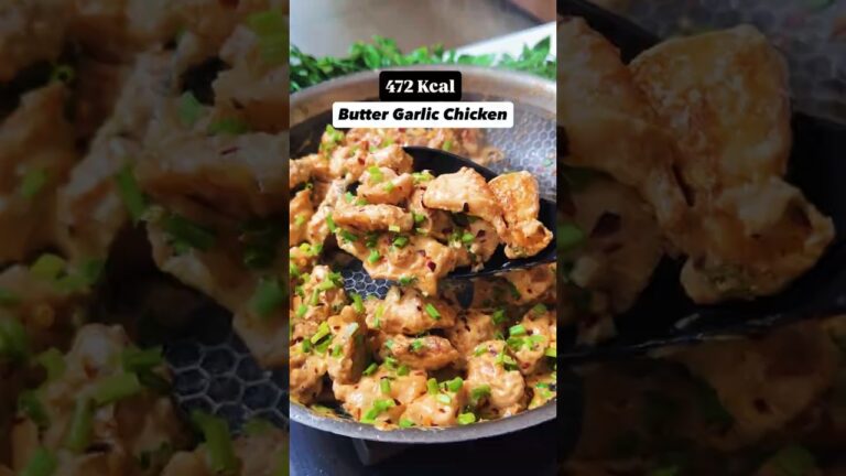 Creamy Butter Garlic Chicken | High Protein 58g, Fast & Foolproof Crispy Chicken Breast #healthy
