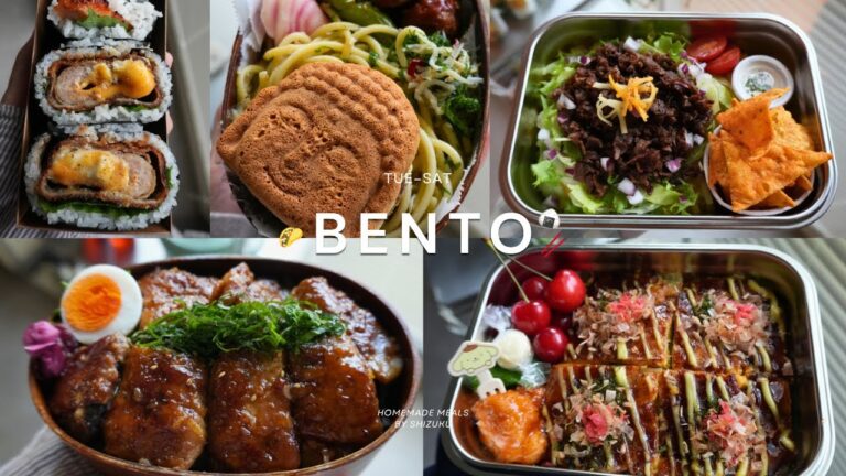 A Week of Bento Recipes｜Rainy Kamakura Vlog