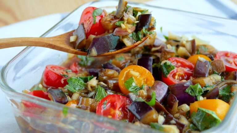【簡単夏野菜レシピ！茄子の香味ダレ漬け】Easy Summer Veggie Recipe!