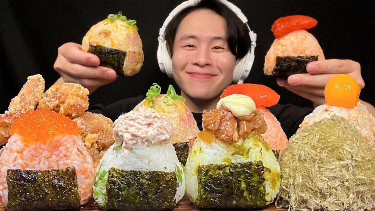 【ASMR】理想のおにぎり朝食🍙【咀嚼音/mukbang/Eating Sounds】