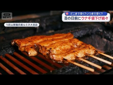 丑の日前にウナギ値下げ続々　どこまで安く？いつまで安く？【スーパーJチャンネル】(2026年7月9日)