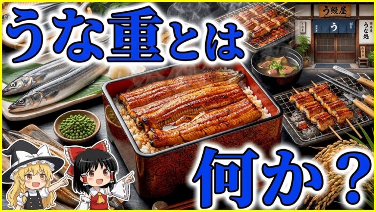 【うな重、とは何か？】うな重の正体とは？なぜ重箱に入っているのか、江戸時代からの歴史と進化を徹底解剖【ゆっくり解説 / 作業用・睡眠用BGM / うねうねアニメ茶番】