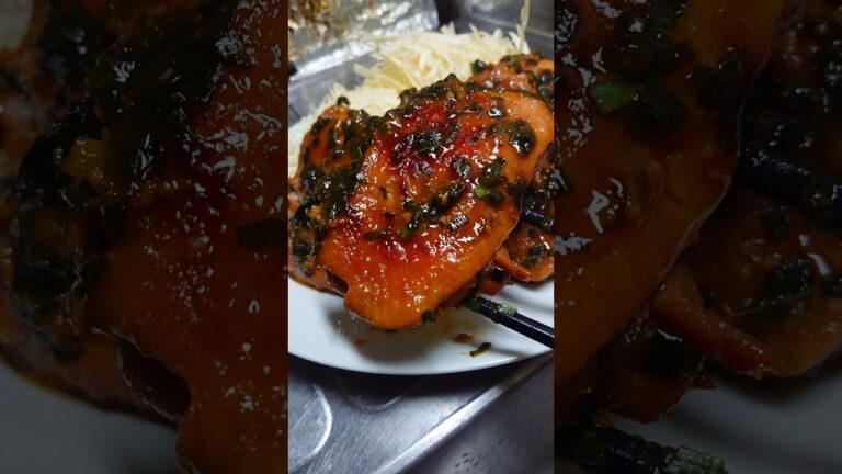 【料理】悪魔的旨さ ニラ山賊焼き。#簡単料理 #shorts_ #shorts