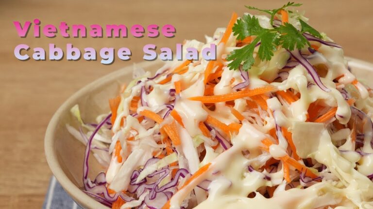 How to Make Vietnamese Cabbage Salad - Easy Recipe