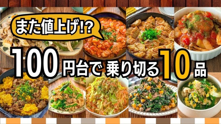 1人分100円台！節約作りおきおかず10品【主菜&副菜で献立完成】