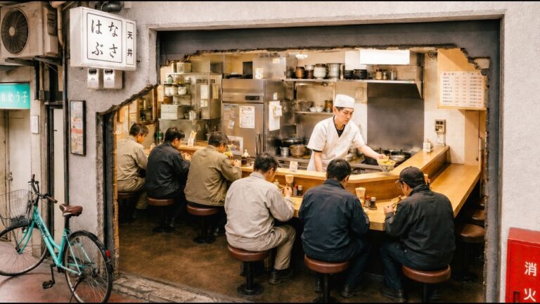 わずか２坪７席を１人で切り盛り！連日客が殺到する下町の天丼屋がスゴすぎる