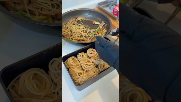 簡単、味噌バターパスタ弁当〜🍝#お弁当 #lunchbox #パスタ#shorts