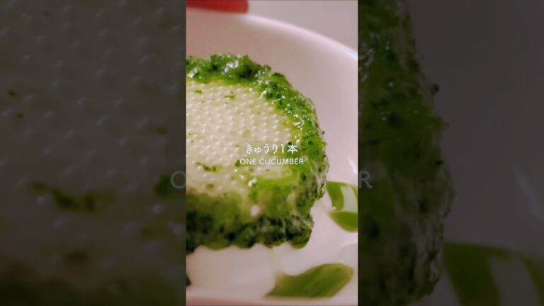 何も作りたくない日に｜すりおろしきゅうりとしらす｜Grated Cucumber with Shirasu #shorts #夏ごはん #きゅうりレシピ