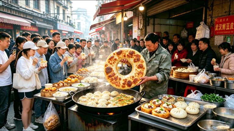 精彩的！2026年中国武汉热门街头早餐大合集！2小时不间断美食分享!