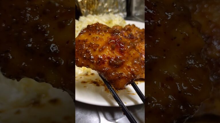 【料理】やみつき間違いないハニーマスタードチキン。#簡単料理 #short #shorts