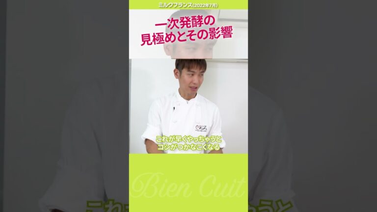【プロ向】一次発酵が生地のコシを決める　ミルクフランス5　#パン生地 #shorts   #パン研究家  #料理 　#技術のレッスン