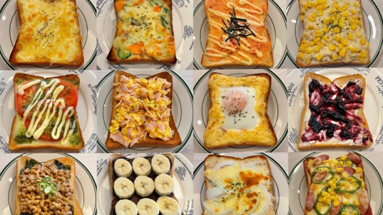 トーストアレンジ15選 | 簡単なのに美味しい！毎日食べたくなる食パンレシピ🍞