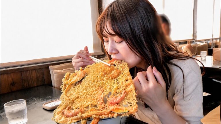 超BIGデカ盛り天ぷら！早朝４時から始まるド田舎ロードサイドうどん屋に爆食いアニキ達が殺到。