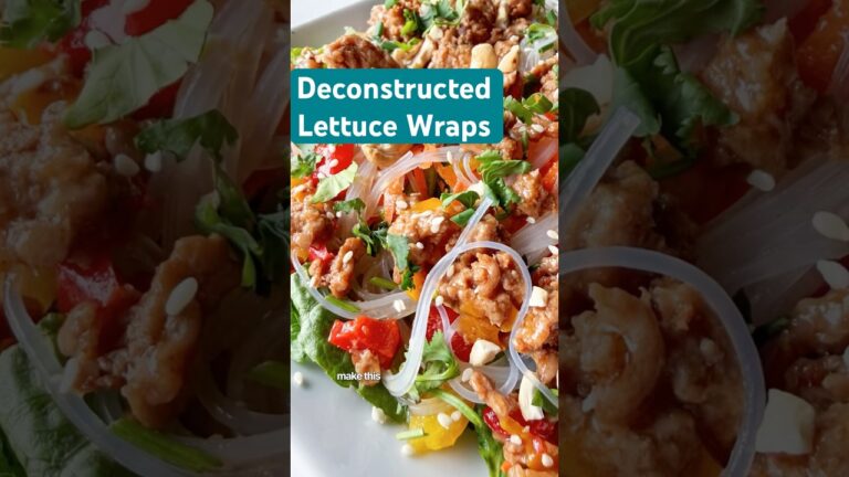 How to Make Chicken Lettuce Wrap Salad #ChickenSalad #LettuceWraps #LettuceWrapSalad