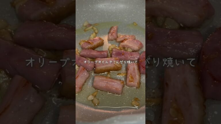 10分でデパ地下の味！豆苗ベーコンサラダ