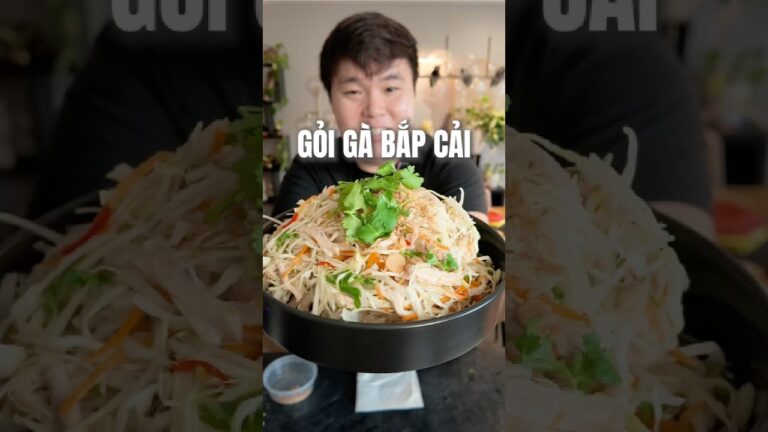🥬 GỎI GÀ BẮP CẢI | VIETNAMESE CHICKEN & CABBAGE SALAD