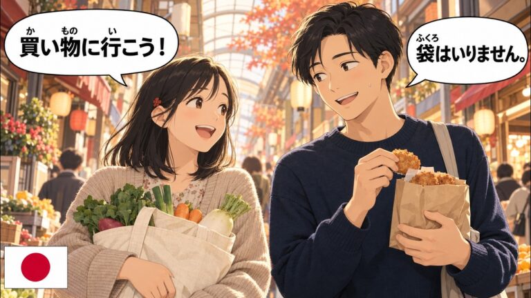 90 Minutes of Japanese Shopping Conversations | Slow Listening (N5-N4)